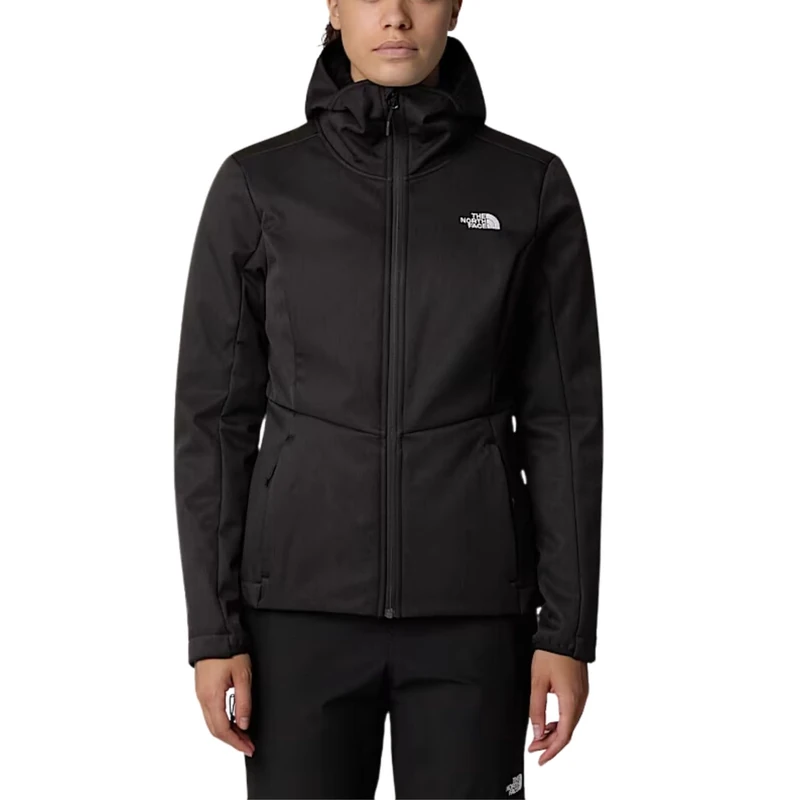 The North Face Women's Quest Highloft Softshell Jacket, Tnf Black Heather, L