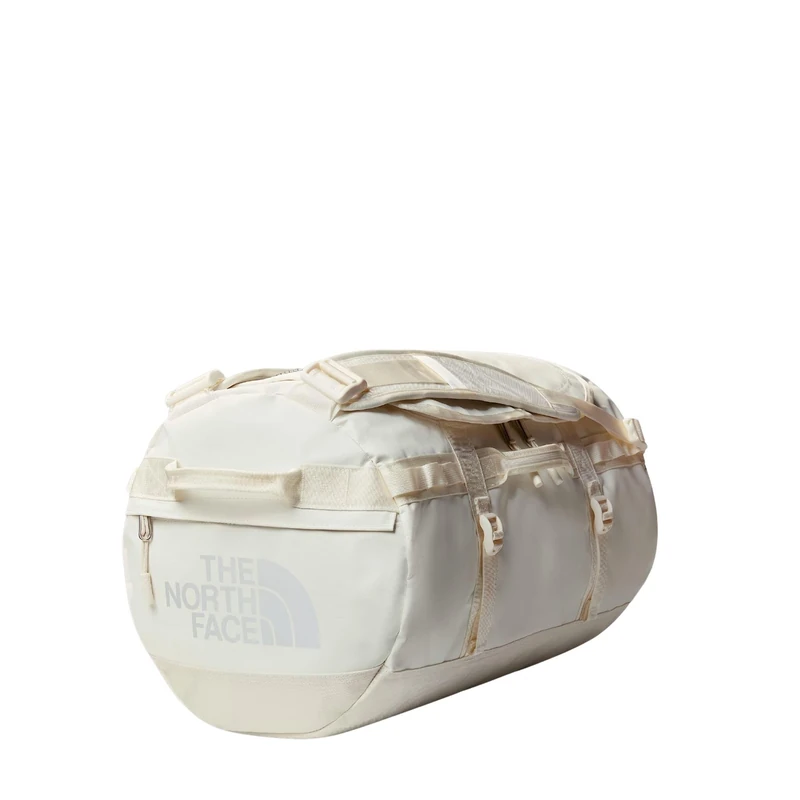 The North Face Men's Base Camp 50L Duffel, White Dune/Tnf White