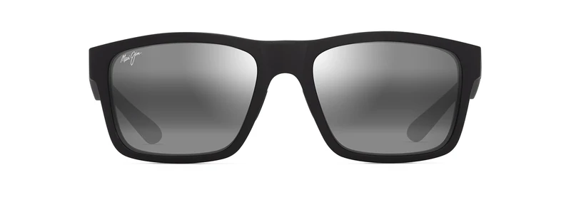 Maui Jim The Flats Sunglasses, Matte Black W/Grey, 57-18-135