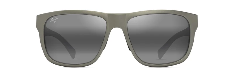 Maui Jim Unisex Puakea Sunglasses, Matte greyish-green, 57-16-145
