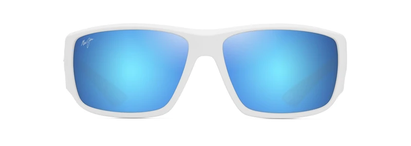 Maui Jim Keha Af Sunglasses, Matte White, 62-15-130