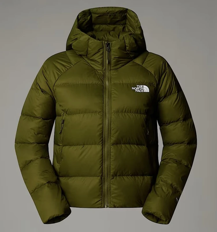 The North Face Women's Hyalite Down Hoodie Down Jacket, Forest Olive, L - Image 1