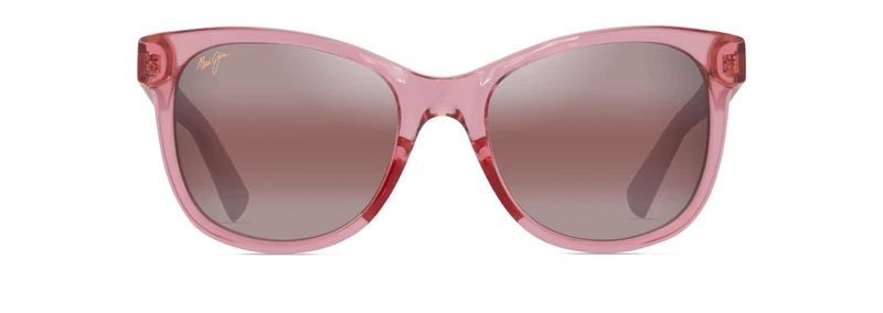 Maui Jim Kiopaa Sunglasses, Shiny Transparent Pink, 54-19-140
