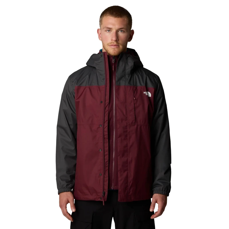 The North Face Men's Quest Triclimate Jacket, Alpine Plum/Asphalt Gre, XL