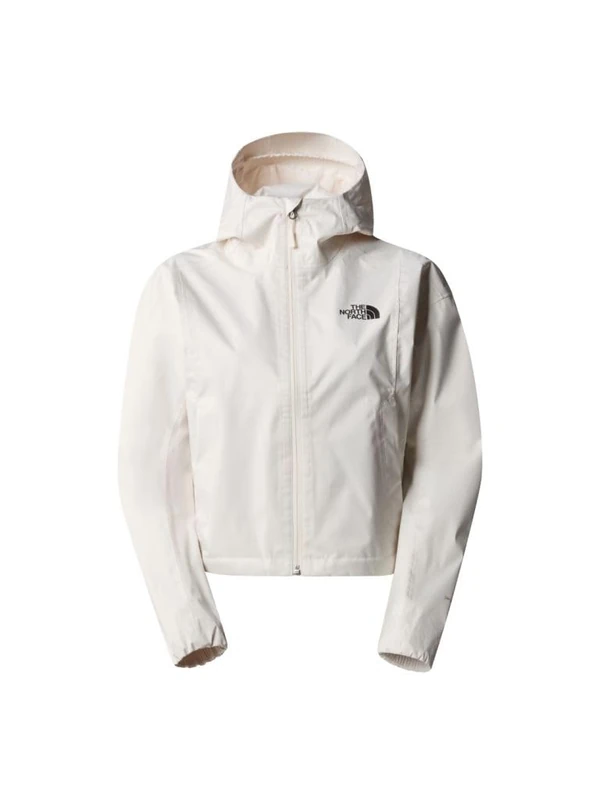 The North Face Women's Cropped Quest Jacket Jacket, White Dune, XXL