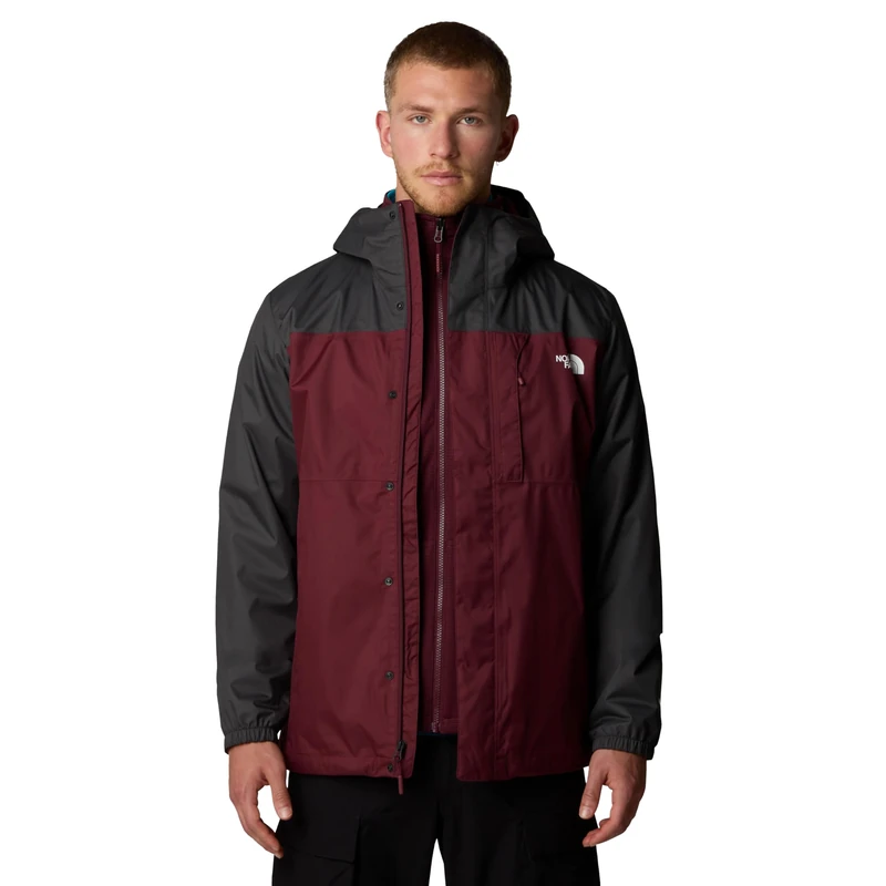 The North Face Men's Quest Triclimate Jacket, Alpine Plum/Asphalt Gre, M