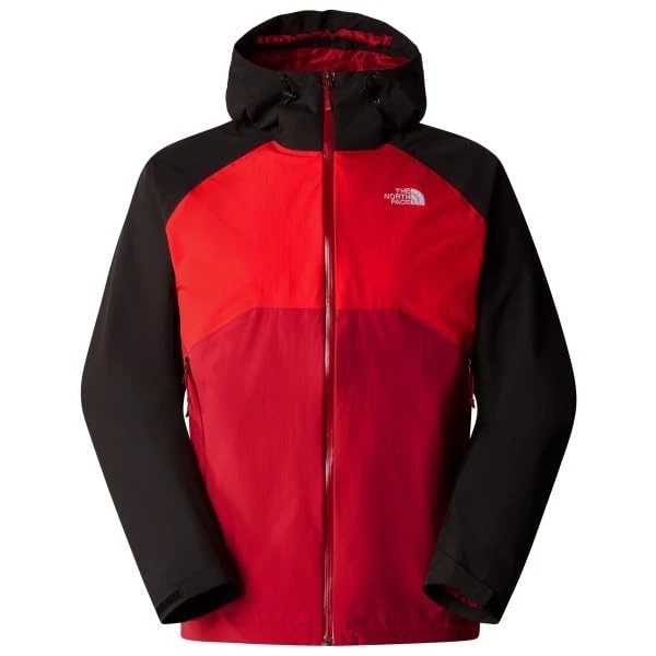 The North Face Men's Stratos Jacket, Garnet Red/High Risk Re, S