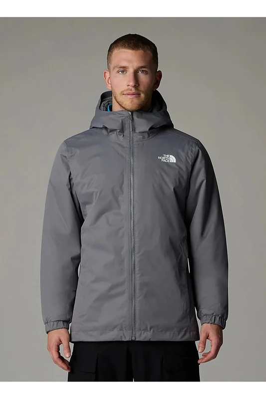 The North Face Men's Quest Insulated Jacket, Smoked Pearl Dark Heath, L