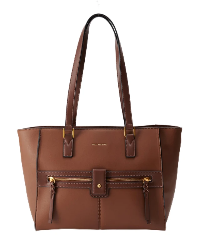 MAC ALYSTER Women Porte Main + Bandouliere Handbag, cappuc, Standard