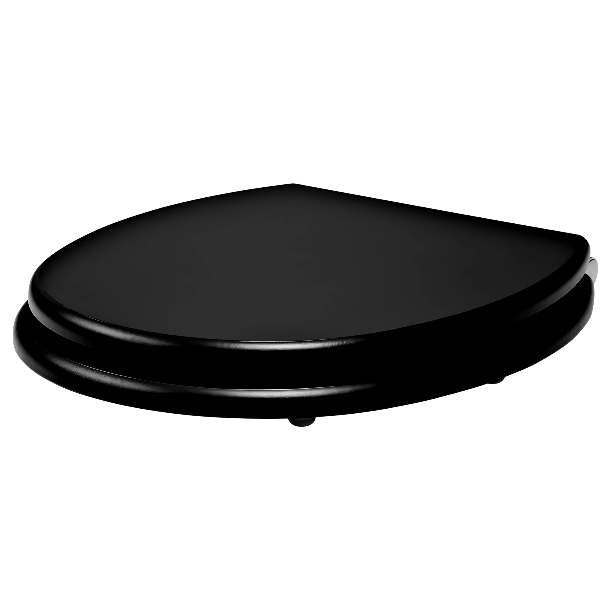 Plastic Slow Soft Close Toilet Seat Anti Bacterial Strong Hinges White,Black & Grey Bathroom WC Oval Toilet Seats (Black Plastic)