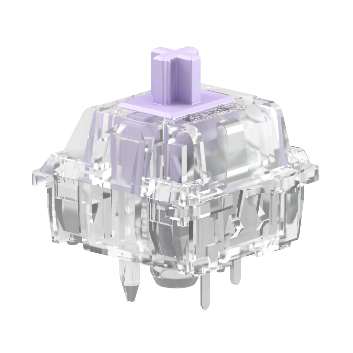 Glorious Gaming Mako Ultralight Switches (110 PCS) Tactile Switches for Gaming and Typing, Clear Design for Max RGB, Pre Lubed, For Hotswappable Mechanical Keyboards with 5-pin sockets