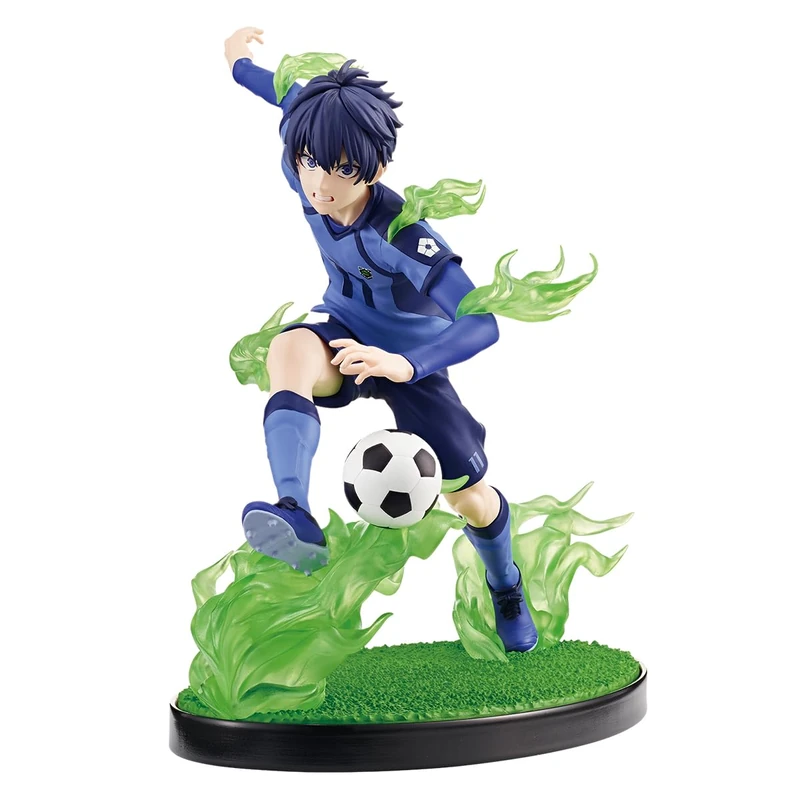 Yoichi Isagi Figure With Blue Lock Ball 14Cm
