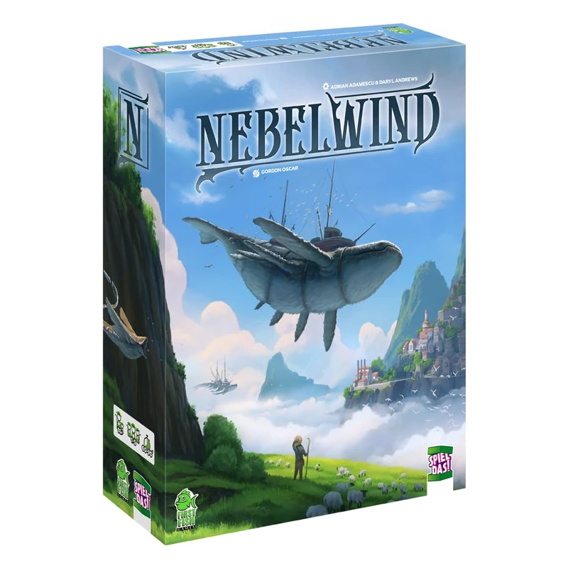 Game DAS!, Fog Wind, Mystical Strategy Game, Exciting Fantasy Worker Placement, Tactics and Adventure for 1-5 Players from 14 Years