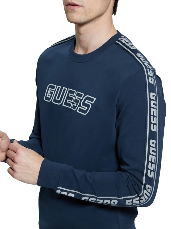 GuessMen'sARLO CN SWEATSHIRTSWEATSHIRTSILK BLUEsize L length N