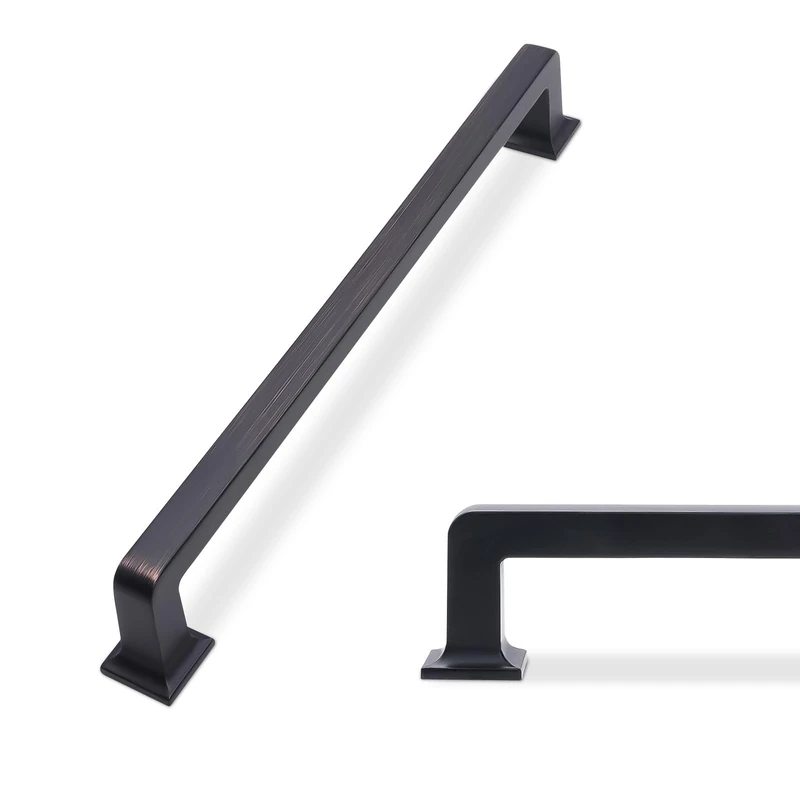 POVEFONK 10 Pack 7.5 inch Oil Rubbed Bronze Cabinet Pulls and Drawer Handles