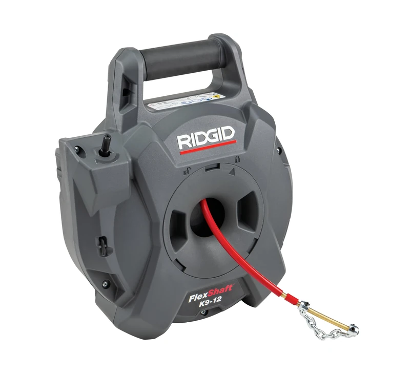 RIDGID 76188 FlexShaft K9-12 Drain Cleaning Machine with 40 mm Knocker and 3 mm Hex Key