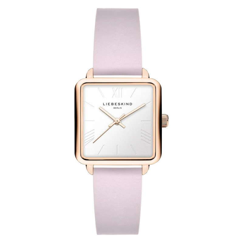 LIEBESKIND Berlin Women's Square Quartz Watch - Rose Gold