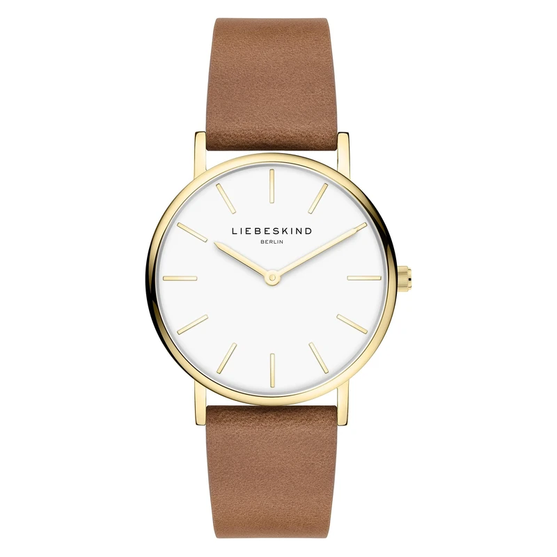 Liebeskind Berlin Watch LT-0402-LQ IP Gold, Brown, Strap.
