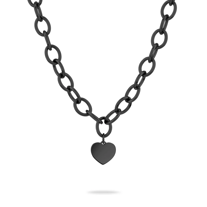 Liebeskind Berlin Necklace, black, 45 cm, Casual, Modern