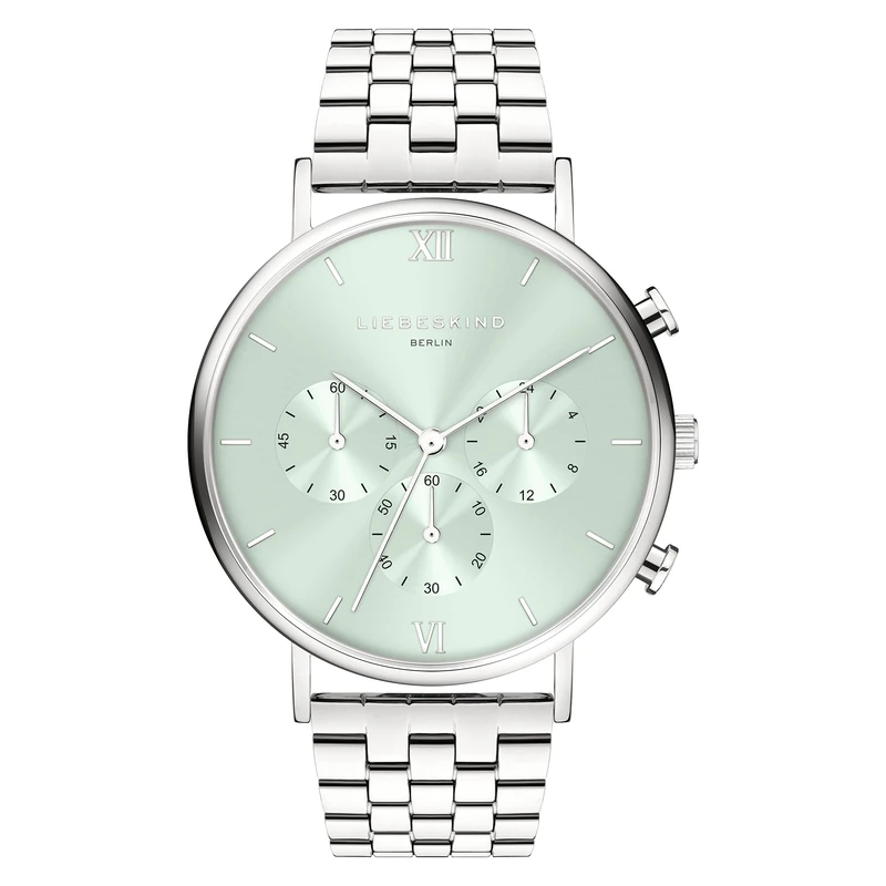 Liebeskind Berlin Chronograph LT-0430-MC - Silver-Mint Watch