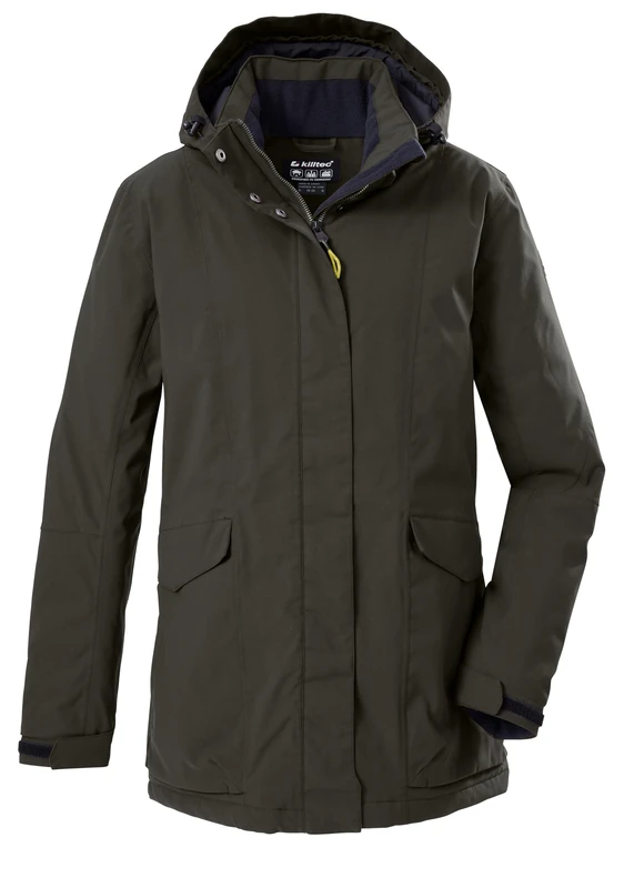 Killtec Damen Jacke Women's Functional Jacket/Waterproof Outdoor Jacket with Removable Hood - Image 1
