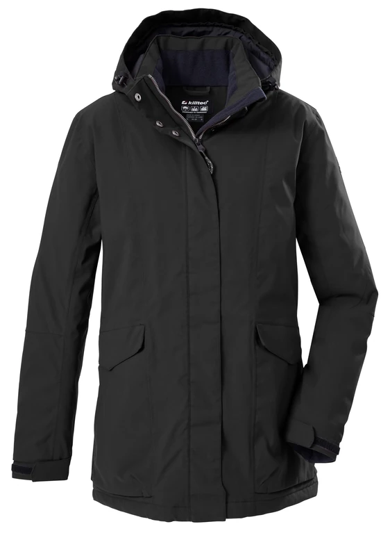 Killtec Damen Jacke Women's Functional Jacket/Waterproof Outdoor Jacket with Removable Hood