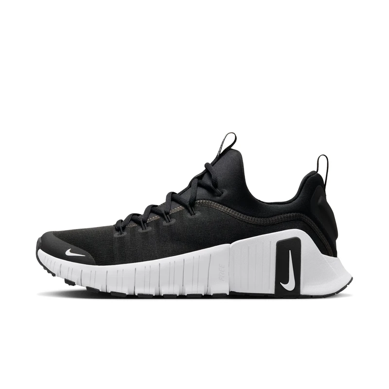 Nike Men's Free Metcon 6 Workout Shoes, Black/White, 6.5