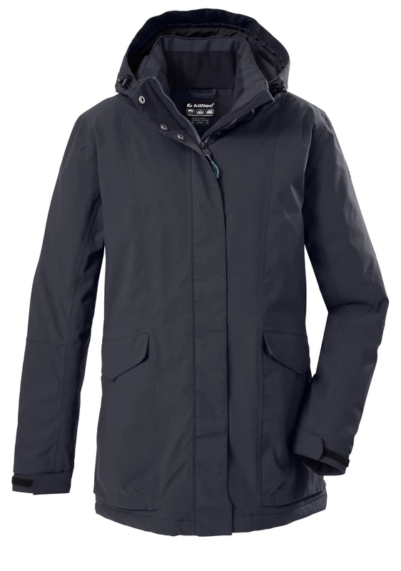 Killtec Damen Jacke Women's Functional Jacket/Waterproof Outdoor Jacket with Removable Hood