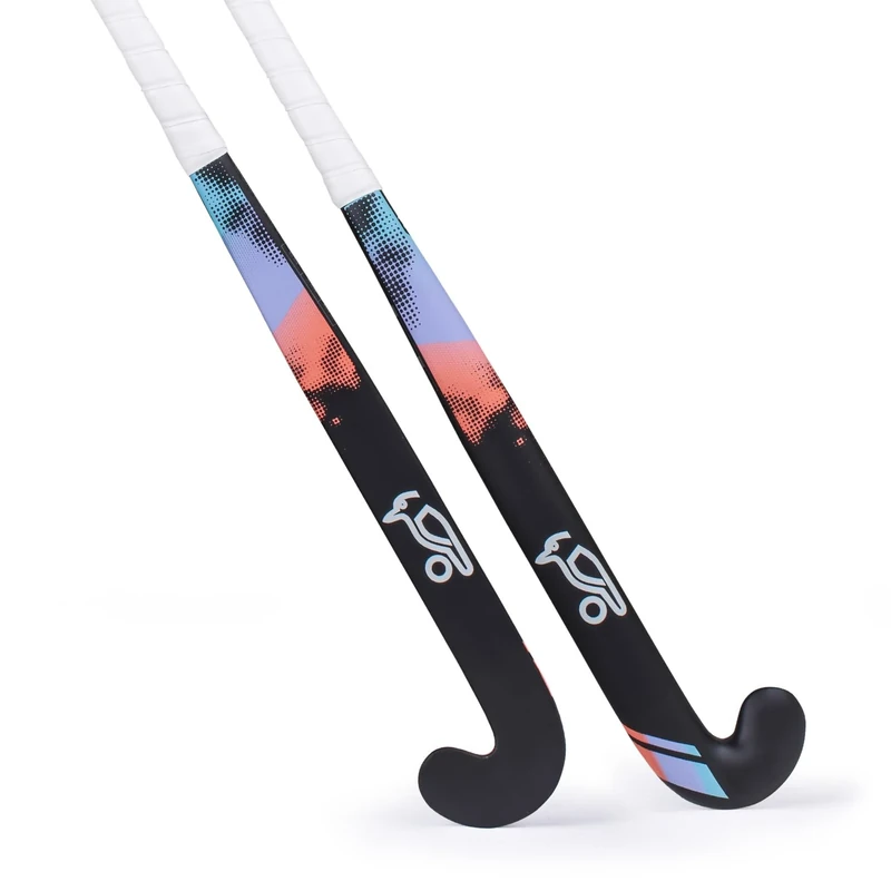 Kookaburra Unisex-Youth Echo - 35 Light Hockey Stick, Black/Pink/Purple, 35 Light EU