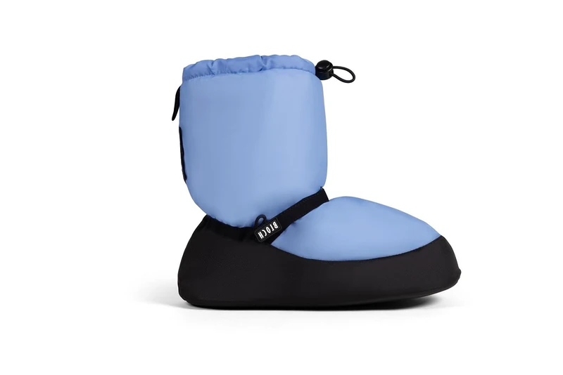Bloch Unisex-Adult Warm Up Bootie Ankle Boot, Light Blue Nylon, Small Women/Small Men