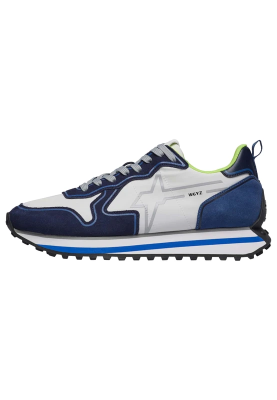 w6yz Men's Fresh-Uni. Oxford Shoe, Blue, 7 UK