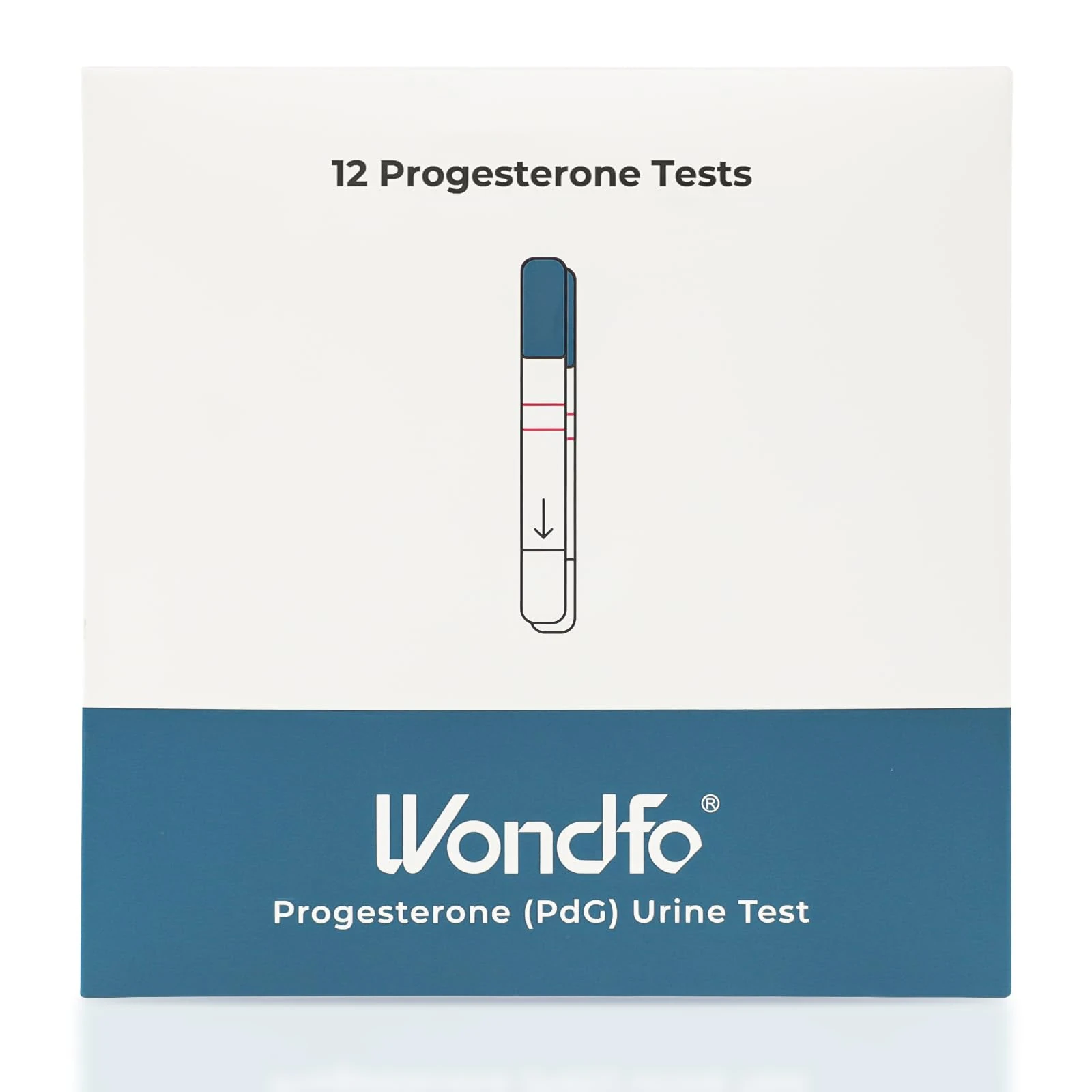 Wondfo Progesterone Metabolite Test PdG Test Strips to Confirm Ovulated at Home 12 Progesterone Test Two Cycle Trying to Conceive