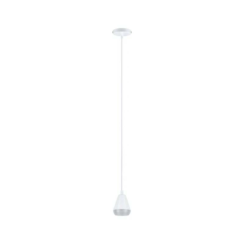 Paulmann 76991 LED Pendant luminaire Luia IP44 GU10 max. 10W Satin, White Bathroom Lighting – luminaire lamp not Included