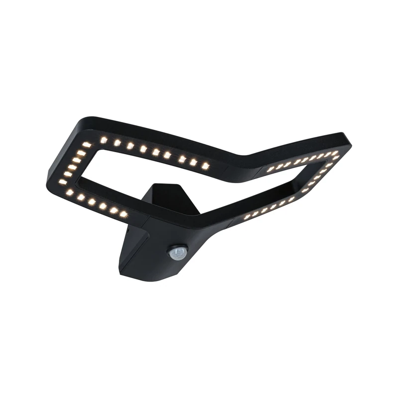 Paulmann 94795 LED Outdoor Wall luminaire Alara Motion Sensor IP44 Rectangular 375x270mm 3000K 10W 600lm 230V Anthracite Metal