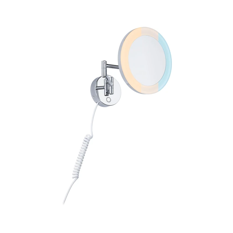 Paulmann 71148 LED Makeup Mirror Masua IP44 White Switch 55lm 230V 4W Chrome 3X Magnification