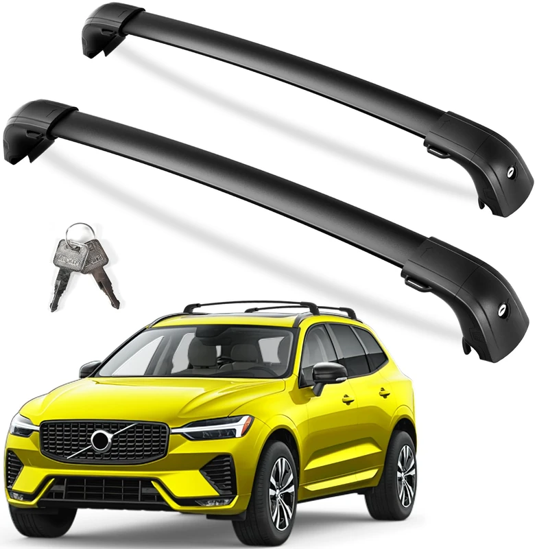 Roof Rack Cross Bars (Compatible with Volvo XC60 2018-2024)