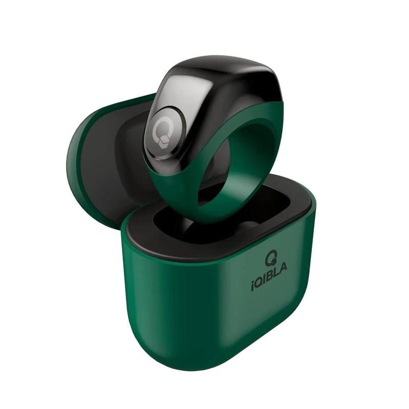 TAKVA - Zikr Ring Jood | Improved, Smart Tasbih Ring (Interchangeable Ring Sizes) (Green)