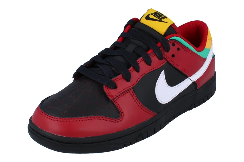 NIKE FZ3057-001 Dunk Low Retro LTD Women Phantom/LT British TAN-Black-FIRE RED UK 6 - Image 1