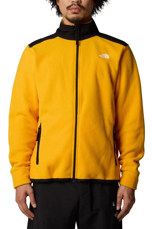 The North Face Men's Alpine Polartec 200 Fz Jacket, Summit Gold/Tnf Black/N, S - Image 1