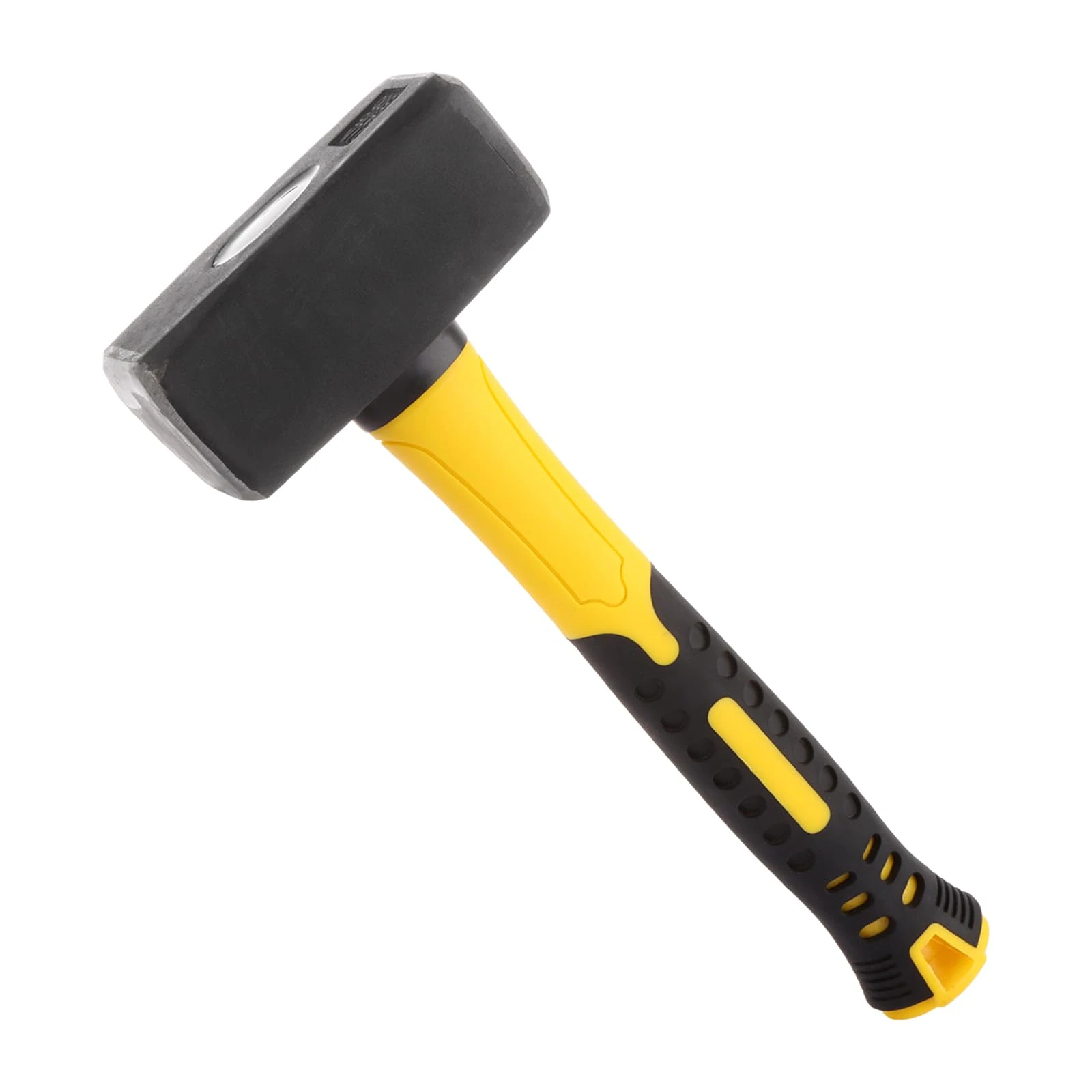 ASelected Club Hammer, 1700 g (3.7 lb) Heavy Duty Mass with Fiberglass Handle, Ground Hammer, Forged and Hardened by Induction