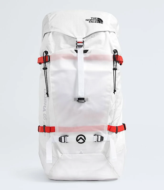 The North Face Unisex Cobra 65 L Backpack, Tnf White/Raw Undyed/Np