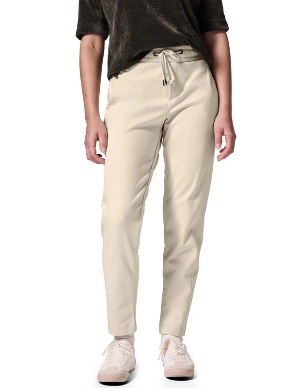 Street One Studio Women's F378319 Twill Joggers, Vanilla Sky, 34W x 30L