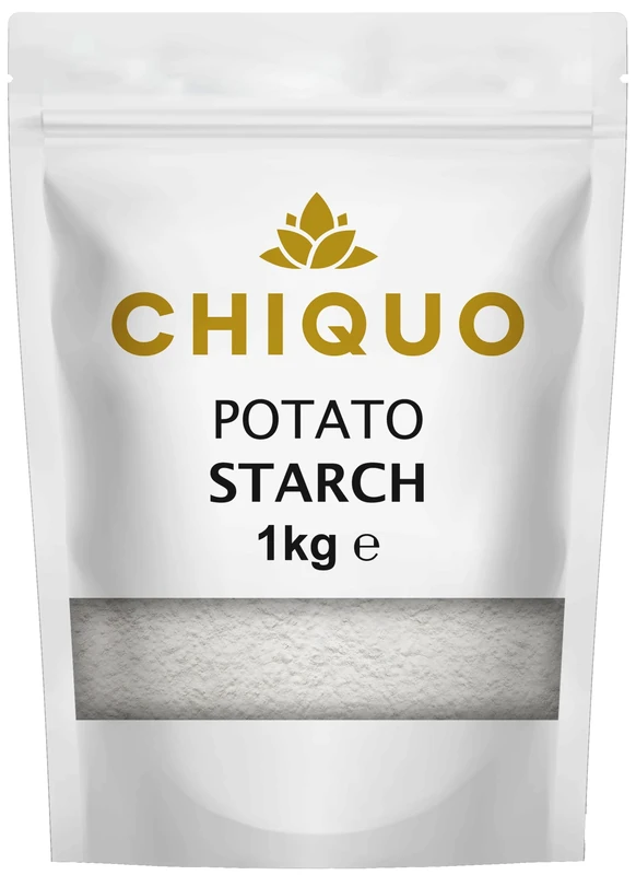 Chiquo Potato Starch - 1kg | Premium Quality Thickening Agent for Sauces, Soups, and Baking | Resealable Pack