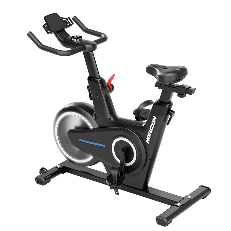 Horizon Fitness 3.0SC Spin Bike - Adjustable, Ergonomic Exercise Bike for Home Use - Lightweight Stationary Bike w/Light Up Flywheel - Indoor, Cardio, Spinning Bike Trainer - Max Weight 100 Kg
