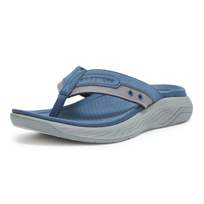 Skechers Men's Silva-Falco Sandals, navy, 8 UK