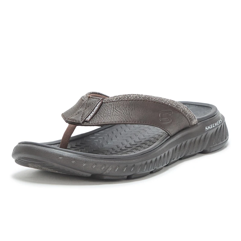 Skechers Men's Harver Sandal, Brown, 11.5 UK