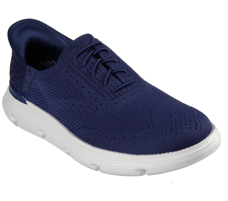 Skechers Men's Garza Palma Sneaker, Navy, 10 UK