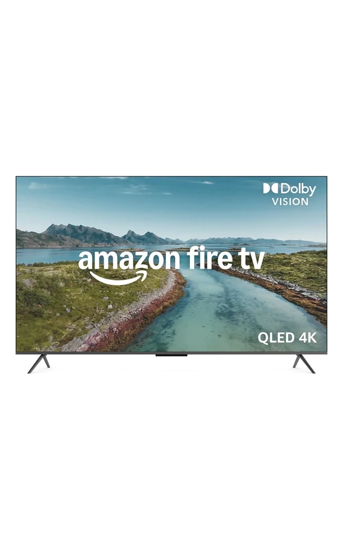 Amazon Fire TV 50" Omni QLED Series (newest gen), 4K Ultra HD smart TV, HDR10+, Dolby Vision, Dolby Audio, quad-core processor, hands-free with Alexa
