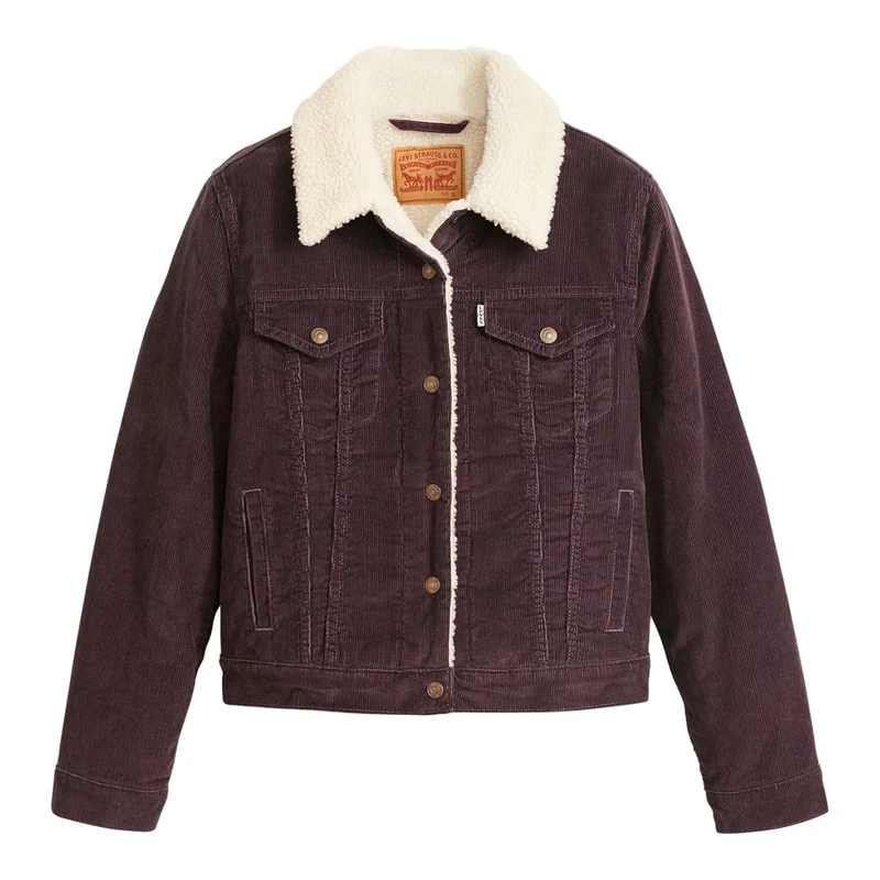 Levi's Women's Original Trucker Ceket Coat, Purples (0098), L