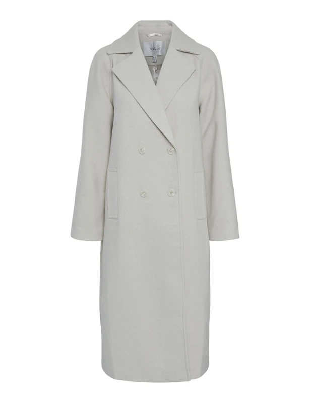 YAS Yasmargot LS Women's Long Coat S. Noos, Birch, XL